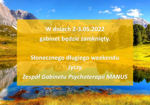 Gabinet Psychoterapii Manus psychoterapeuta psychoterapia psycholog Kraków Nowa Huta Niepołomice Wieliczka